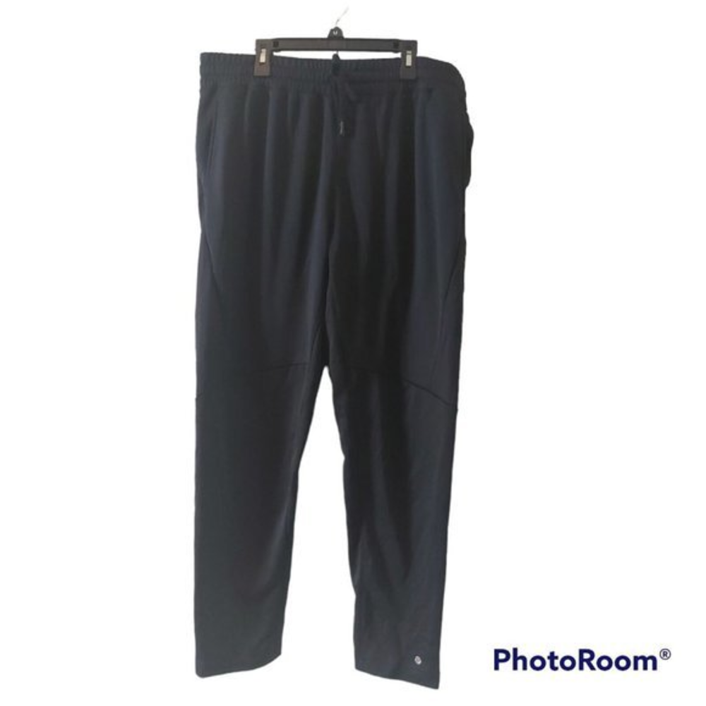 Bally Athletic Jogger Pants Mens Large Black Dry-Wik 100% Polyester‎ Pant New
